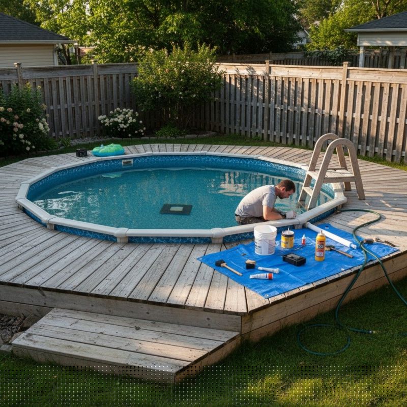 Pool Deck Repair